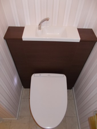 奥様こだわりのエレガントなトイレに